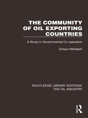 cover image of The Community of Oil Exporting Countries